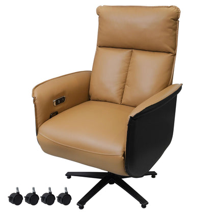 Liftsync big & tall executive recliner chair, electric tilt 90–155°, swivel base, USB port.