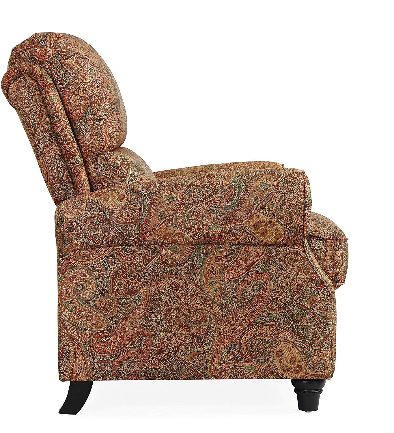 Domesis Cortez - Cloth Push Back Recliner Chair, Paisley